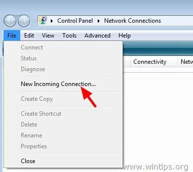 Windows Vista Network Server Execution Failed
