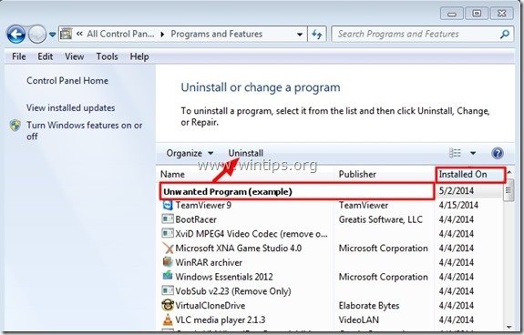 Remove An Entry From Add Remove Programs Windows 7