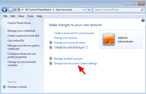 Windows Vista Home Disable User Account
