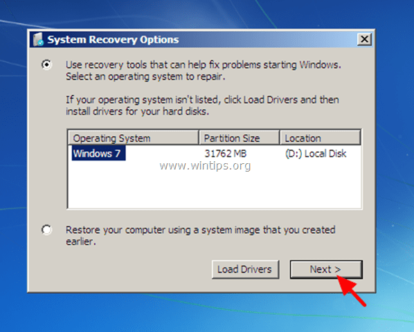 Gateway System Recovery Options Vista