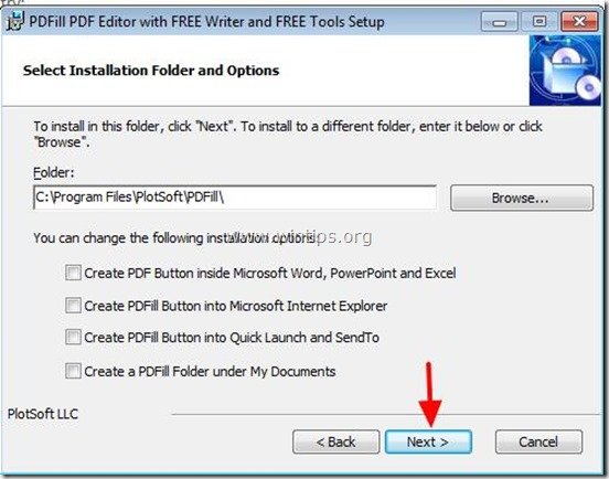 pdfill-install-options