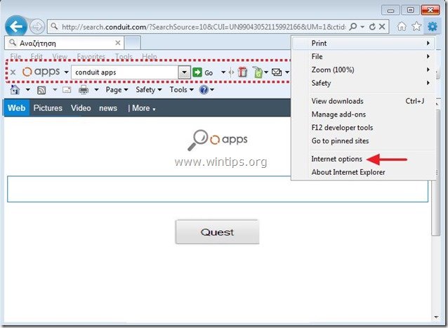 remove-conduit-search-internet-explorer