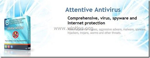 Odstranitev programa Attentive Antivirus