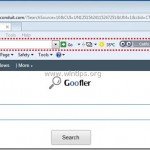 Remove Goofler.net social search toolbar hijacker