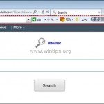 Remove Internet helper toolbar hijacker