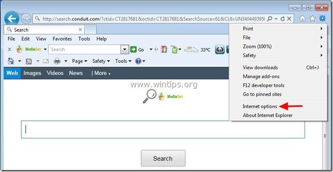 remove-mediaget-toolbar-internet-explorer