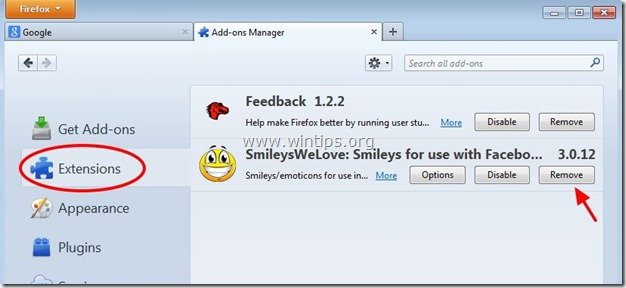 remove-smileys-we-love-extension-firefox
