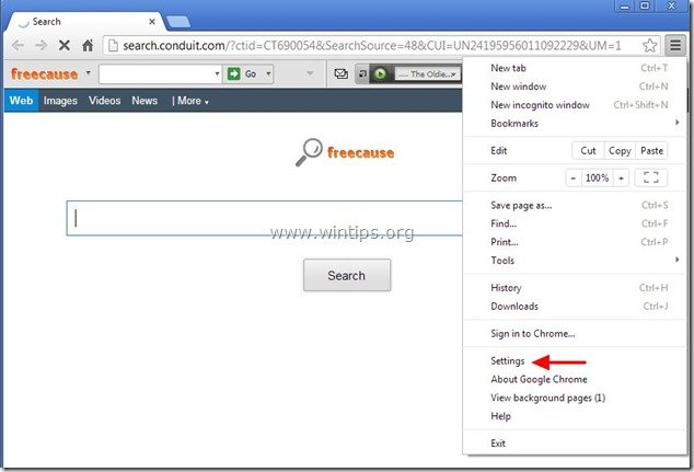 remove-freecause-toolbar-chrome