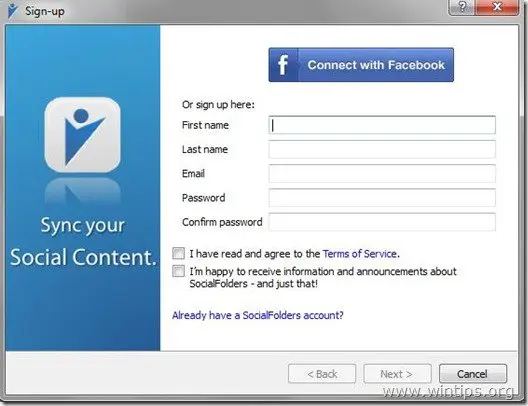 social folders install