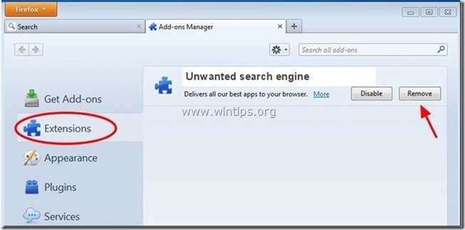 unwabted-search-engine-firefox