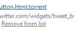 How to fix “widgets-tweet_button.html.torrent” download on WordPress