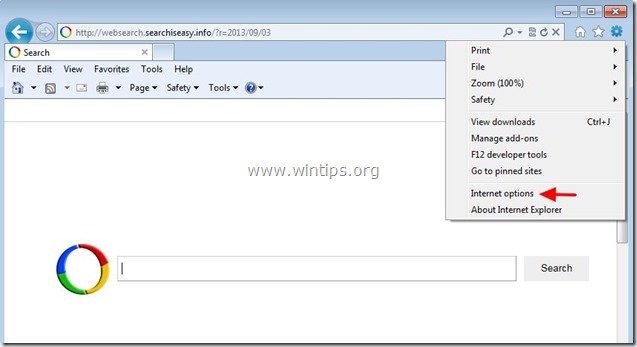 remove-searchiseasy.info-internet-explorer