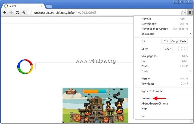 remove-websearch-searchiseasy-info-chrome