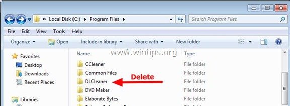 delete-DLCleaner-folder