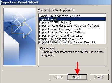 export contacts to csv outlook 2012