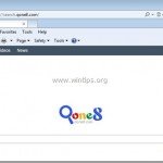 How to remove "Qone8.com" browser redirect hijacker