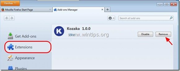 remove-kozaka-firefox