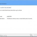 How to Fix Windows 8 Activation Error 0x8007007b or 0x8007232b