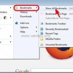 How to Backup & Restore Firefox Bookmarks