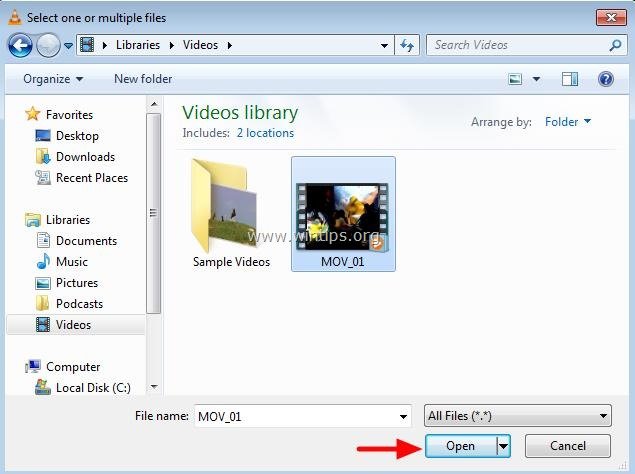 How to Rotate Video using VLC Media Player ver 2.1.2