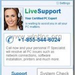 How to remove LiveSupport Malware pop-up
