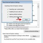 How to reset Internet Explorer browser's settings to factory default values