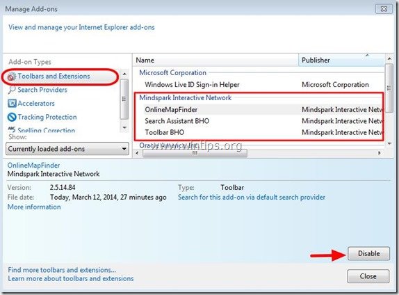 uninstall-onlinemapfinder-internet-explorer