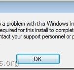 How to fix "Windows Installer package DLL" problem when you try to uninstall a program