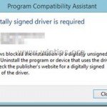 How to fix: "Windows cannot verify the digital signature for this file" error in Windows 8.1, 8, 7 & Vista.