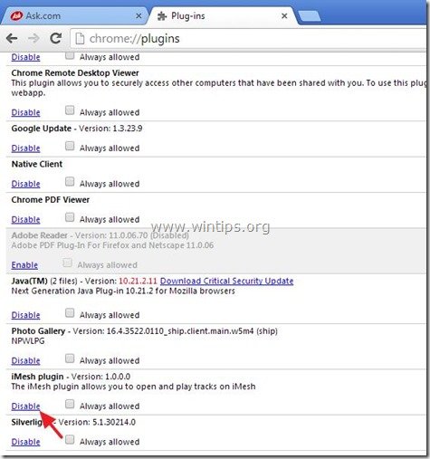 remove-imesh-plugin