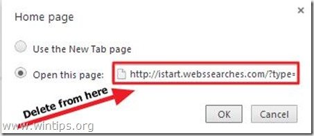 remove-istart-webssearches-chrome