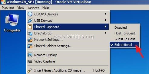 virtual box shared folder permission