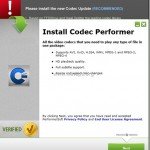 Remove "Install new Codec Performer" popup virus