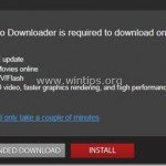 Remove "Flash Video Downloader is required…" malicious pop-up.