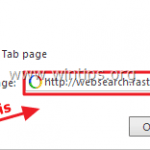 Remove 'Websearch.fastsearchings.info' from IE, Chrome, Firefox.