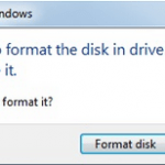 SOLVED: "You Need to Format the Disk Before You Can Use It" after improper USB unplugging.