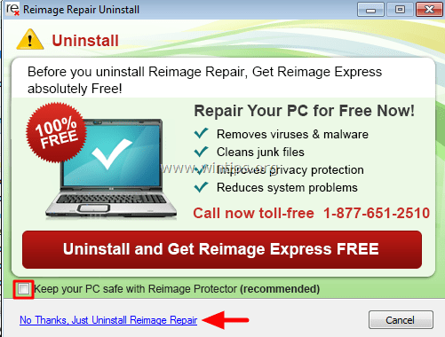 remove reimage repair