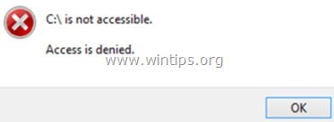 c-access denied-access denied-windows-8-update