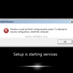 How to fix "Windows could not finish configuring the system" error after running Sysprep.