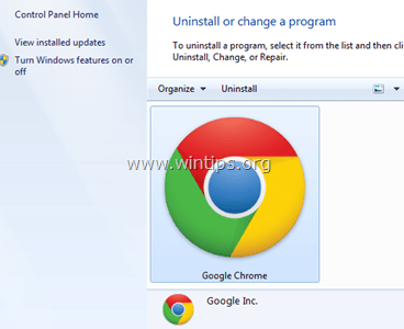 How to completely Uninstall & Re-Install Google Chrome - wintips.org - Windows Tips & How-tos