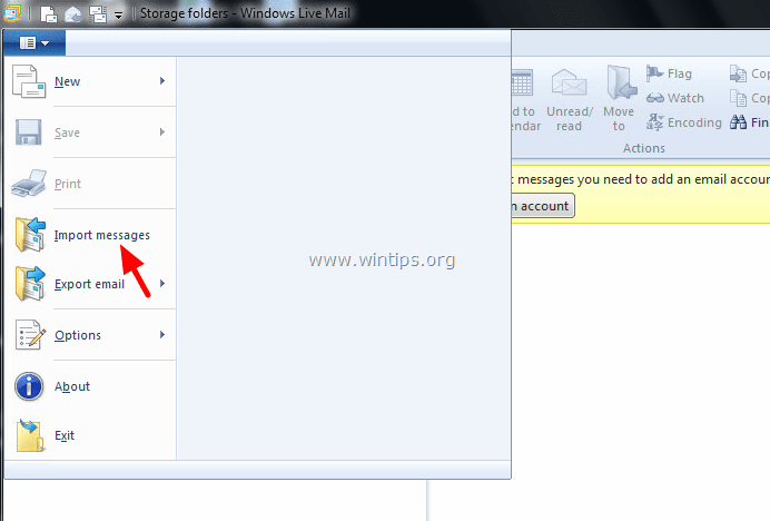 Outlook перенести почту. Пункт меню правка в аутлук экспресс. Как перебросить контакты с Windows Live в Outlook.