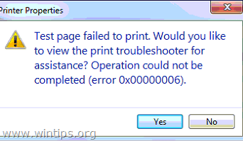 Cara Mengatasi Printer Error