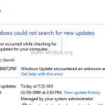 How to fix Windows Update 80072f8f error on a Windows Computer or Phone.