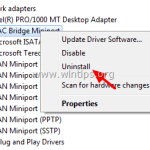 {FIX} Error Code 31 at WAN Miniport in Device Manager (Device is not working properly).