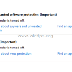 How to fix: Cannot Start Windows Defender on Windows 10 or Windows 8.