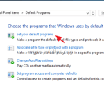 How to change or restore the default file associations in Windows