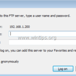 How to Connect to an FTP Server from Windows Explorer