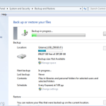 How to use Windows Backup to Backup & Restore your Personal Files.