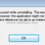 How to fix: Error 1001 While Uninstalling or Installing a Program (Solved)