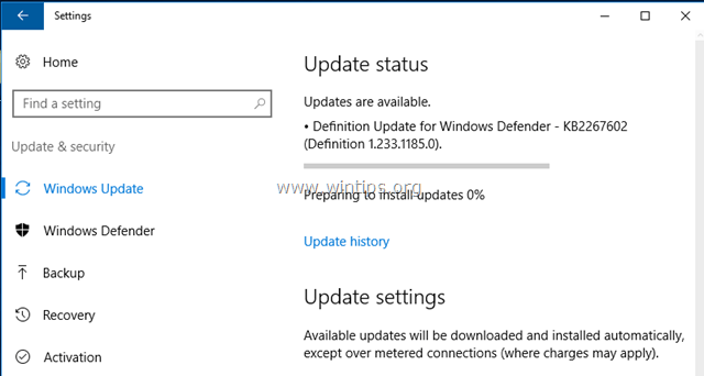 Windows 10 Update bloque lors du téléchargement des mises à jour (résolu)